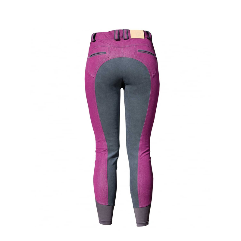 Horseware Denim Full Seat Breeches - Berry-1